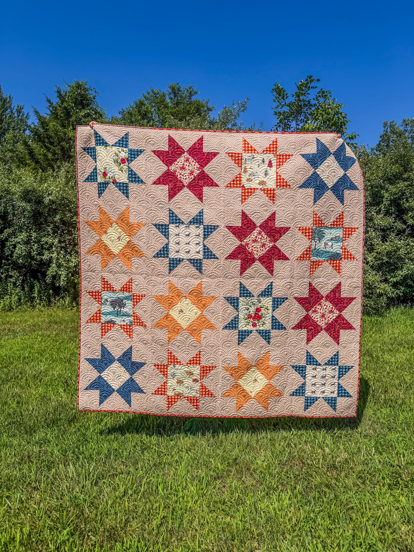 Stellar Focus Quilt Pattern - PDF