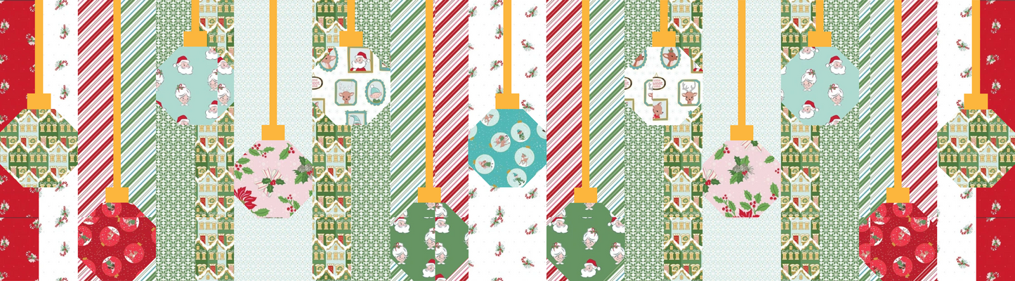 Jingle and Shine Table Runner Pattern - PDF