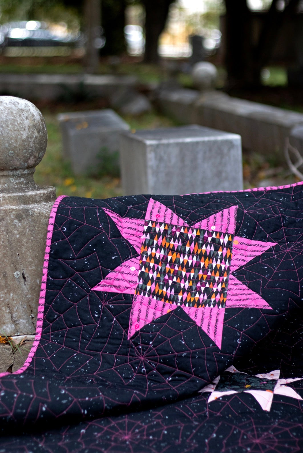 Haunted Starlight Quilt Pattern - PDF