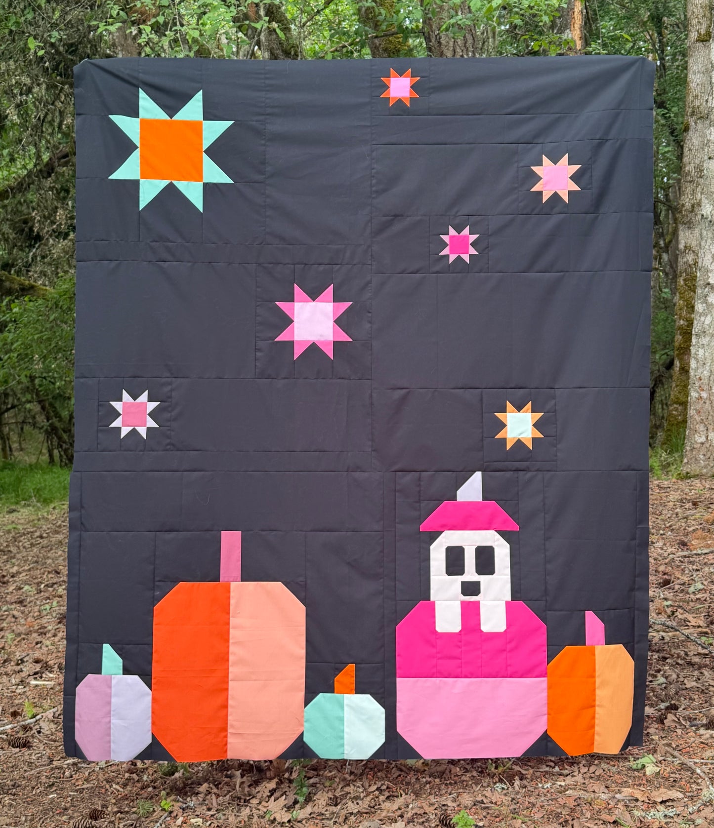 Haunted Starlight Quilt Pattern - PDF