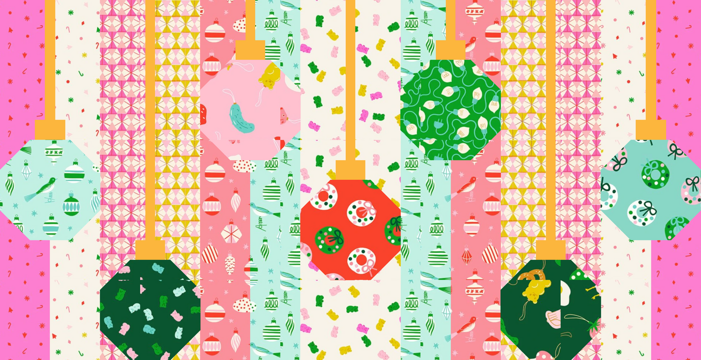 Jingle and Shine Table Runner Pattern - PDF