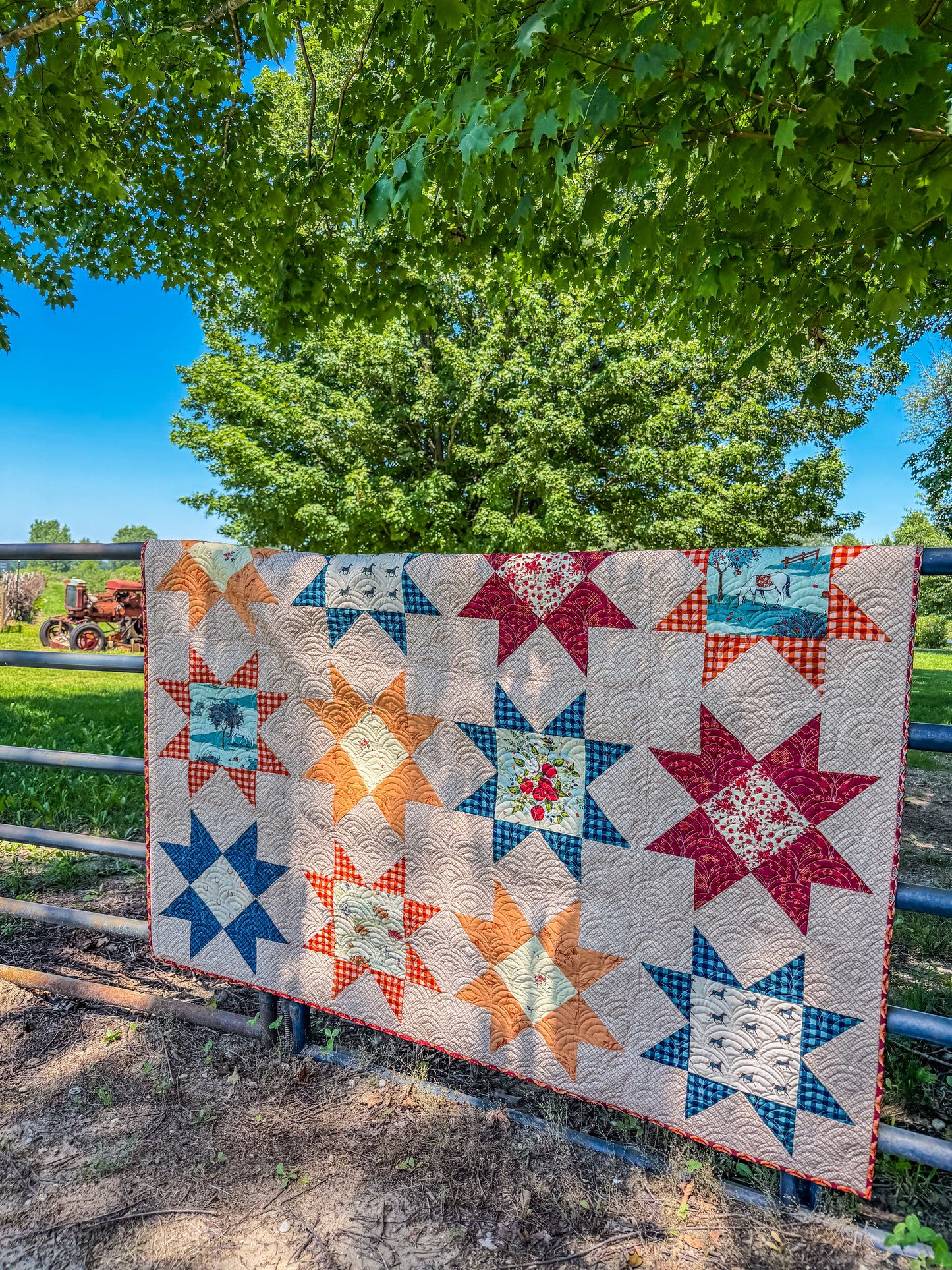 Stellar Focus Quilt Pattern - PDF