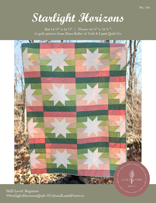 Starlight Horizons Paper Booklet Pattern