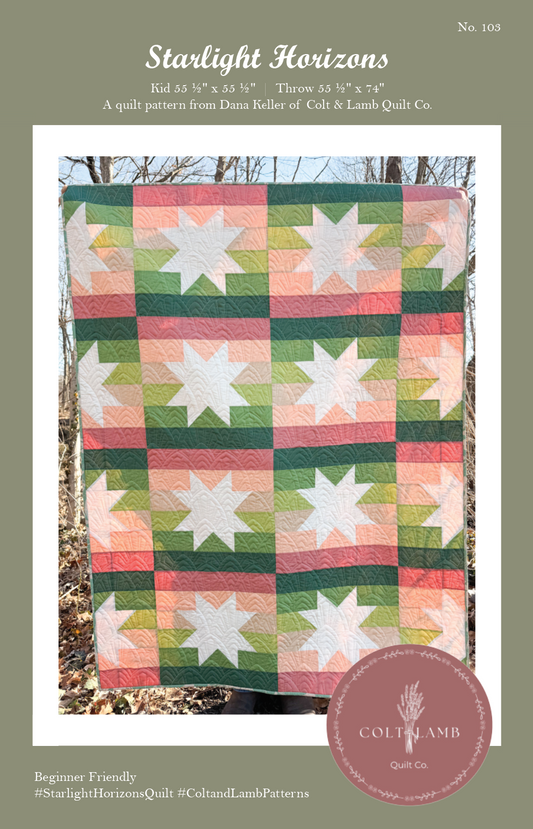 Starlight Horizons Paper Booklet Pattern