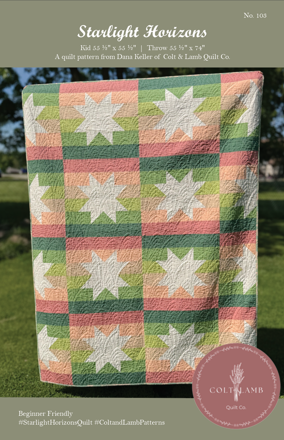 Starlight Horizons Quilt Pattern - PDF – Colt & Lamb Quilt Co